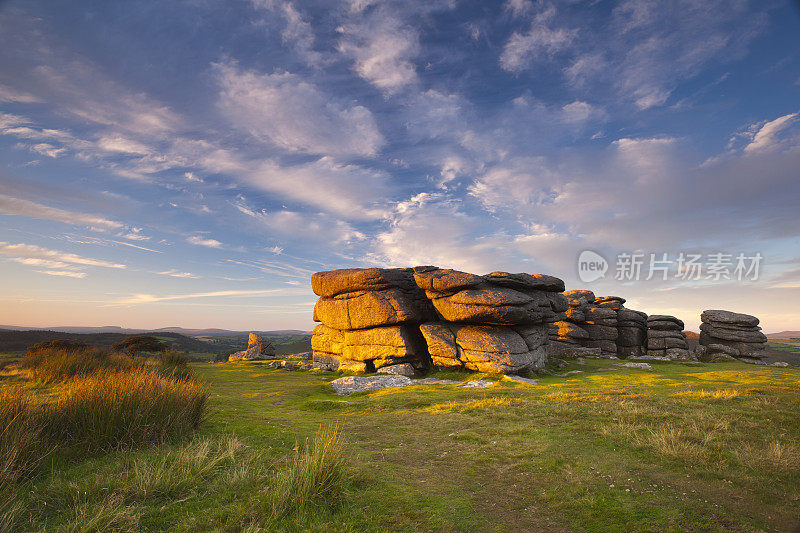 Combe Stone Tor，达特穆尔